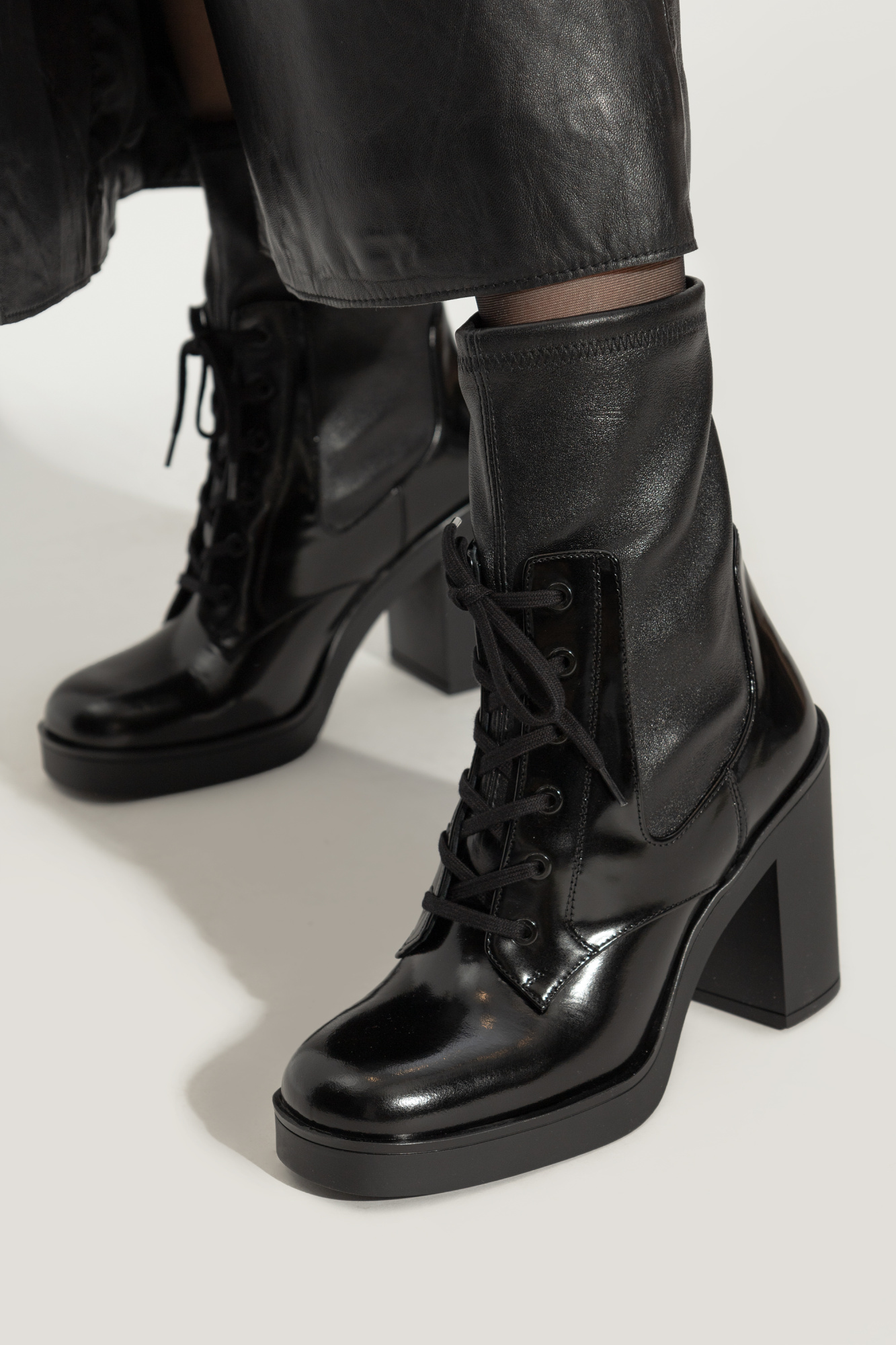 Stuart weitzman lace up boot on sale